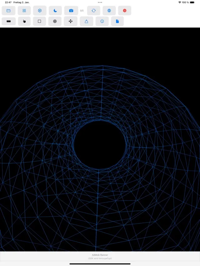 Screenshot 1 der App Analyze3DPro (iPad)