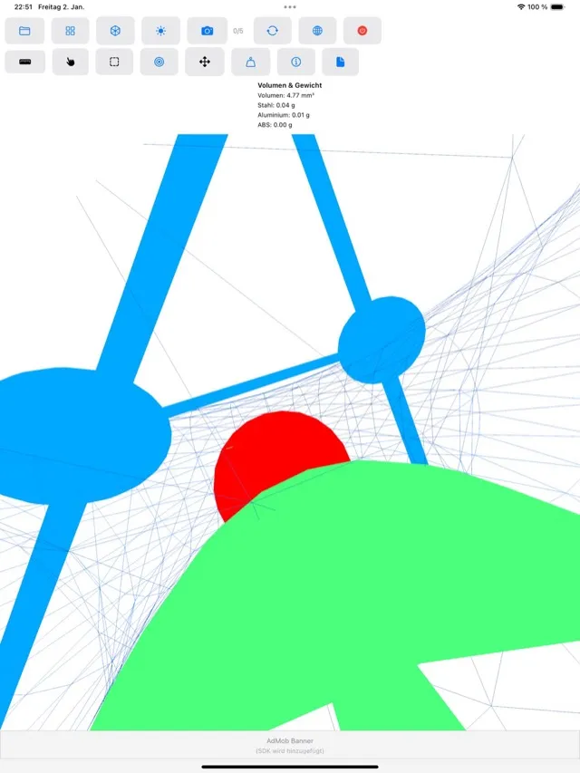 Screenshot 3 der App Analyze3DPro (iPad)