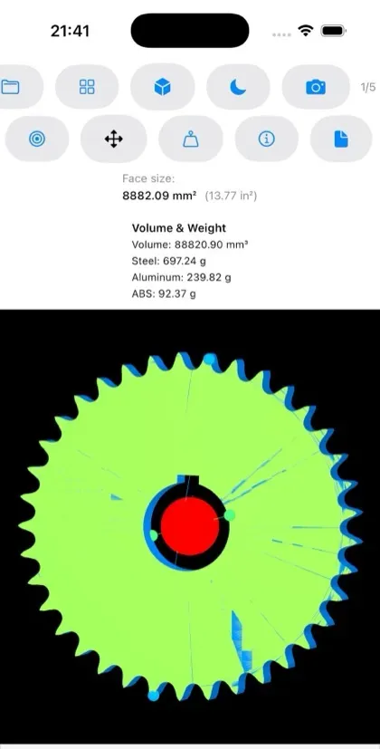 Screenshot 1 der App Analyze3DPro
