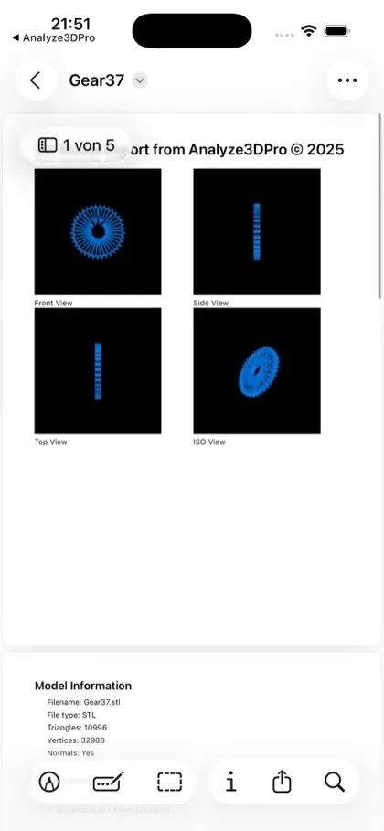 Screenshot 4 der App Analyze3DPro